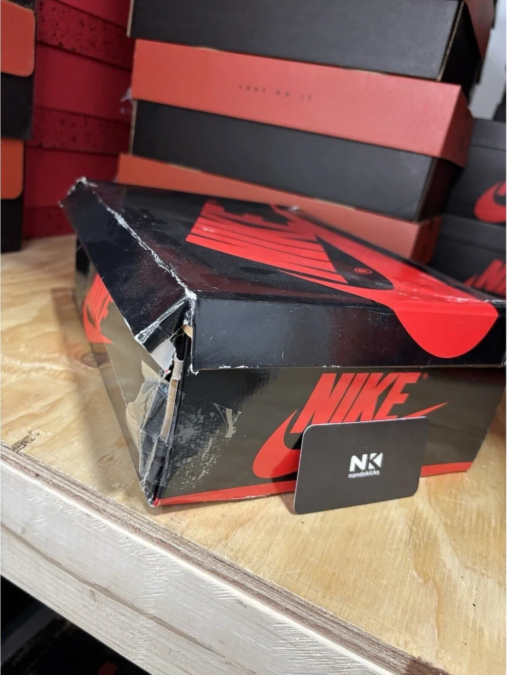 Nike Air Jordan 1 Retro High OG Patent Bred 555088-063 Size 8.5M